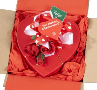 3022 Rotes Herz Herzichen Glückwunsch