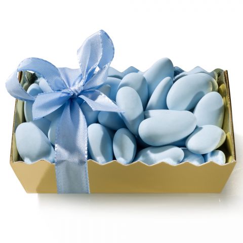 Sugar coated almonds, blue 115g