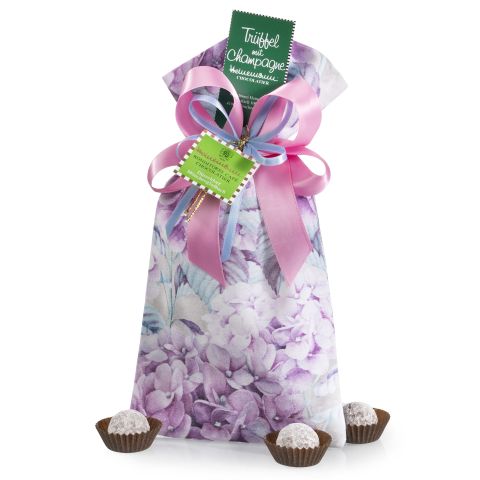Elegant fabric bag pink