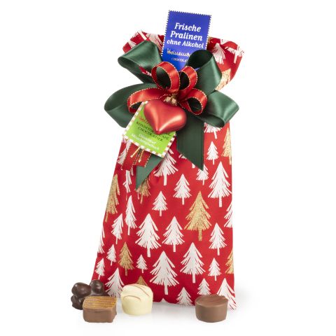 Weihnachtssäckchen 125g Pralinen ohne Alkohol