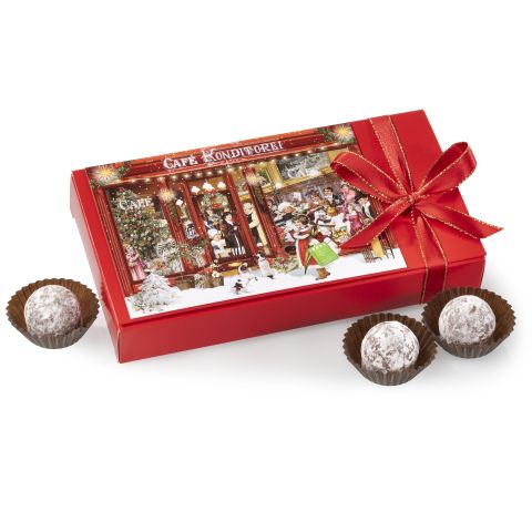 Nostalgische Schachtel 125g Trüffel mit Champagne