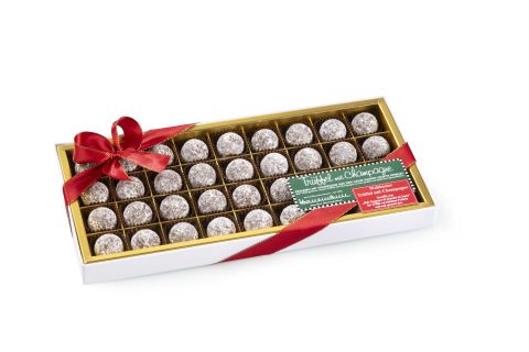 Truffles with Champagne 415g in an elegant clear box