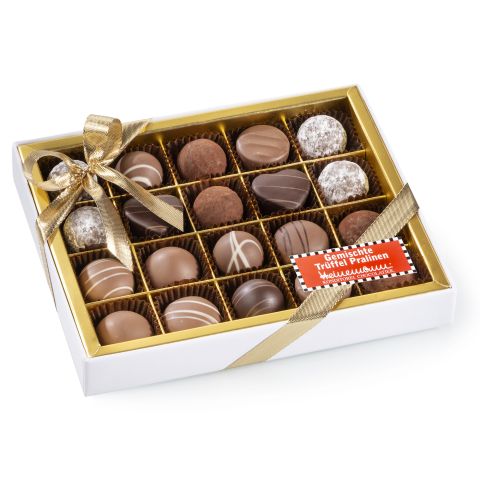 Assorted truffle pralines 240g – Christmas