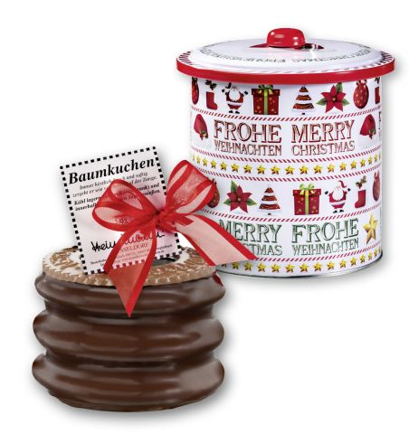 Baumkuchen in Christmas box