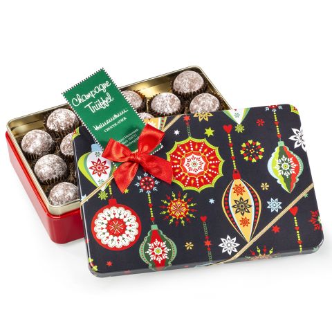 Festive decorative box, christmas design