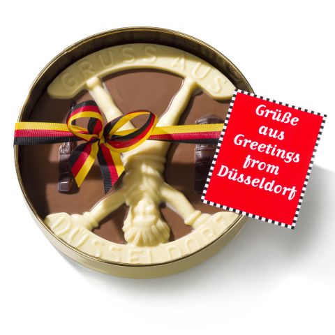 Düsseldorf chocolate emblem "Radschläger"